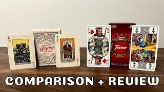 Rider-Waite Tarot Playing Cards & Fournier French Tarot Playing Cards Review and Comparison