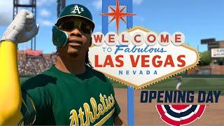 OPENING DAY IN LAS VEGAS | MLB THE SHOW 25 LAS VEGAS ATHLETICS FRANCHISE EPISODE 46!