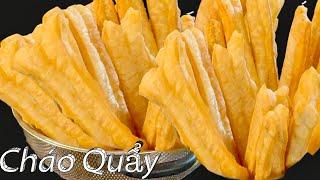 Hướng Dẫn Công Thức Mới Làm Giò Cháo Quẩy Dai Xốp Giòn Và Rất Là Ngon - Chinese Fried Donut Sticks