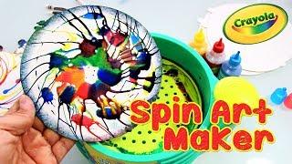 Spin Art Maker | DIY Make Fun Swirly Spin Art Paint Toy For Kids