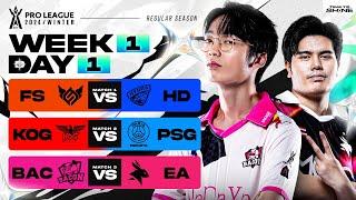 เปิดสนามซีซันใหม่ การแข่งขัน RoV Pro League 2024 Winter | รอบเก็บคะแนน Week 1 Day 1