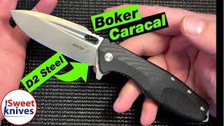 Boker Plus Boris Manasherov Caracal D2 Flipper Folding Knife Review