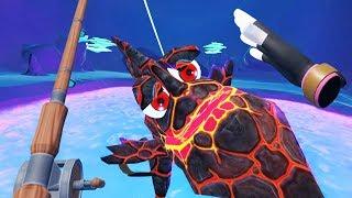 Massive Legendary Lava Fish! - Crazy Fishing Gameplay - VR HTC Vive Pro