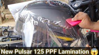 New Pulsar 125 2024 / PPF Lamination installation / #pulsar125 #video