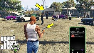 Что будет, если Сиджей вызовет полицию на Грув Стрит в GTA 5?