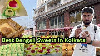 Kolkata Famous Bengali Sweets  139 साल पुरानी शॉप  #streetfood #kolkatastreetfood