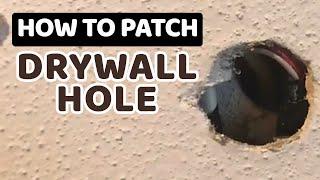 How to Patch Medium Size Drywall Holes (Up to 1 inch)