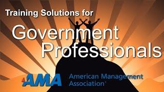 Training Solutions for Government Agencies - American Management Association