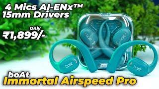 boAt Immortal Airspeed Pro OWS | 4 Mics AI-ENx™ |15mm Drivers