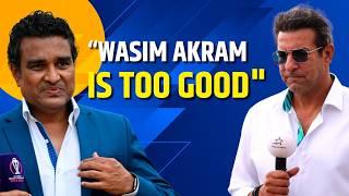 "Wasim Akram genius trick in the Commentary" ft. Sanjay Manjrekar