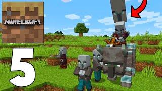 Minecraft Trial - 2024 Survival Gameplay Part 5 - FIGHTING A VILLAGE RAID!!