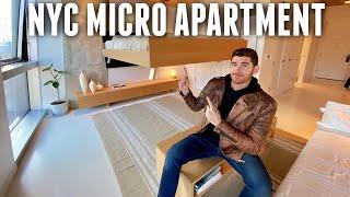 INSIDE a Futuristic NYC Micro Studio Apartment | 470 ft.² #shorts