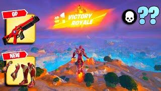 High Elimination Solo Zero Build Win Gameplay |New Iron-Man Update | 3 Medallions In Fortnite Ch5 S4