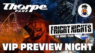 Thorpe Park Fright Nights 2024 - VIP Preview Event - Full Maze Filming!