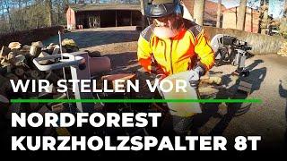 Wir stellen vor: Nordforest Kurzholzspalter 8 t | GRUBE.DE