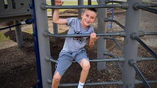 Grandsons Sneaking up on Grandma and Scaring Her