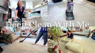 Whole House Deep Clean With Me ~ Motivational Cleaning Tips ~ How to keep a clean house