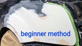 CarRepair: Beginners method for working with putty