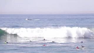 Surfers Compete At Windansea Beach