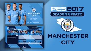 PES 2017 | Manchester City FC Menu Graphic 2025 - Compatible With All Patches