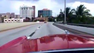 1970 Eldorado " El Clasico " crossing bridge into Fort  Myers, FL .