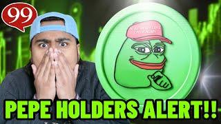 URGENT PEPE COIN NEWS! PEPE IS DUMPING!! PEPE COIN PRICE PREDICTION | PEPE COIN NEWS