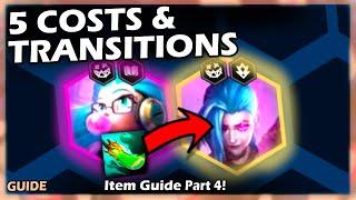 Intro to TFT Items Part 4 - 5 Costs and Late Game Transitions for Beginners!!! | TFT SET 13