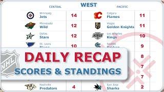 NHL Scores Oct 18 • Standings • Schedule • 2024-25 National Hockey League