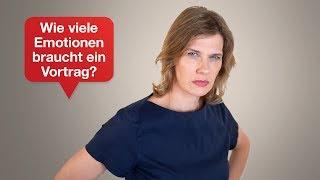 Emotionen im Vortrag zeigen: richtig oder falsch? | Tipps für Ihren überzeugenden Auftritt | #20