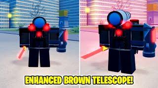 How to get "WHAT" BADGE + ENHANCED BROWN TELESCOPE in SUPER BOX SIEGE DEFENSE! (ROBLOX)