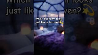 Which bedroom looks just like a heaven? #relaxationvideo #peacefullvideo #snowfall