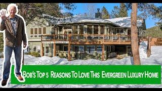 Evergreen, CO Luxury Estate | Million-Dollar Mountain Home