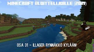 illager rynnäkkö kylään! - Minecraft aloittelijoille (2021) #31