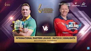 South Africa Masters Dominate England Masters in Style! | #IndianMastersLeague Highlights