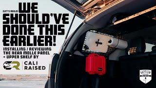 5th Gen 4Runner Cali-Raised Molle Panel System + Shelf *Install & Review*