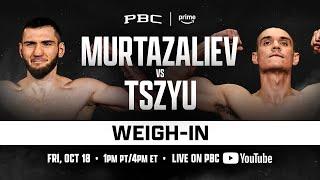 Murtazaliev vs. Tszyu WEIGH-IN | #MurtazalievTszyu