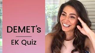 Demet Ozdemir  Erkenci Kus Quiz   English   2019