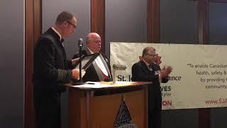 Greg Stasyna PVOT Presentation Award - St John Ambulance, York Region Gala 2017