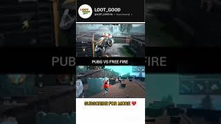 Pubg vs free fire #bgmilive #bgmi#pubgmobile#new#pubg #mobilegame#gaming#freefire #ytshorts#lootgood