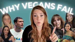 Why vegan diets fail || Dietitian breaks down ex-vegan stories