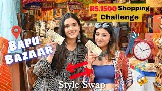 *ULTIMATE* Shopping Challenge in Bapu Bazaar Jaipur ft. @StyleDine | Shopping Guide & Tips 