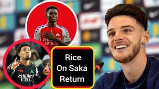 NoW Declan Rice makes Bukayo Saka Arsenal return claim as Ethan Nwaneri dressing room verdict given