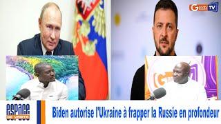 #urgent : Biden autorise l'Ukraine à frapper la Russie en profondeur