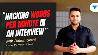 HACKING "WORDS PER MINUTE" - Like a Pro! | Interview Prep | @Engineering Job by Unacademy