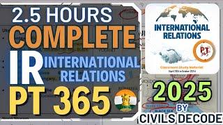 PT365 INTERNATIONAL RELATIONS 2025 COMPLETE | PT365 IR 2025 in One Video|VISIONIAS PT365|#upsc #ias