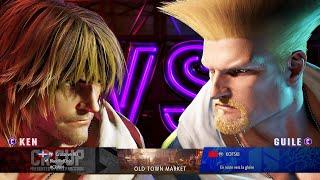 CrossoverRD (Ken) vs Kofski (Guile) Top 4 Tournament USA Match SF6