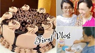 Vlog #1 | Guests ke liye banaya chocolate cake | Humare Vlogs