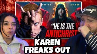 KAREN ALMOST TURNED EMINEM OFF LOL! | Eminem - Antichrist '05 (LEAKED VERSION) BEST DISS TRACK??