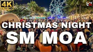 [4K] JOYFUL Christmas Night at SM Mall Of Asia | Place Full of Happiness | Pasay 2023