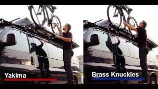 Rocky Brass Knuckles vs Yakima High Roller Bike Rack Review!